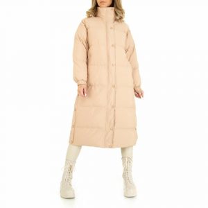 kl-h003-taupe (1) Chaqueta de invierno para mujer de ICY - color beige talla S